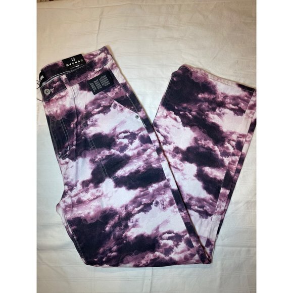 Galaxy Dreams Straight Leg Jeans Purple Size 13 RefFNB - Picture 6 of 6
